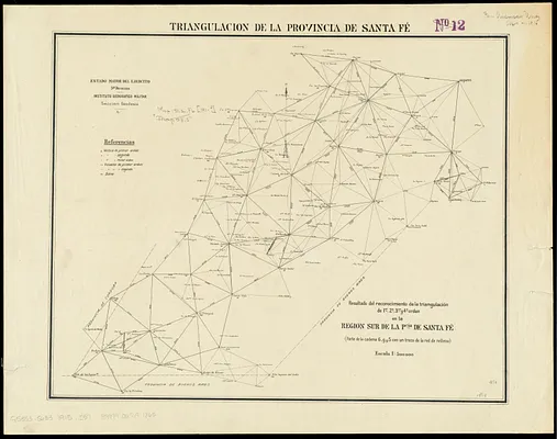 Triangulacion de la provincia de Santa Fé