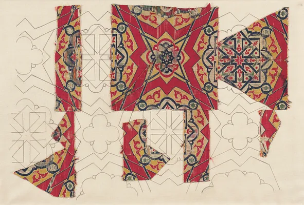 Fragment of Silk Brocade
