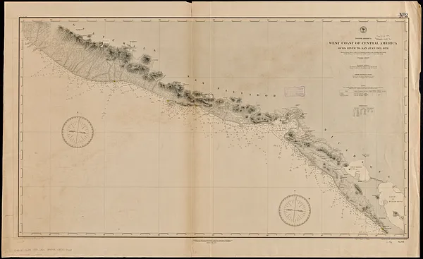 North America, west coast of Central America, Ocos River to San Juan del Sur