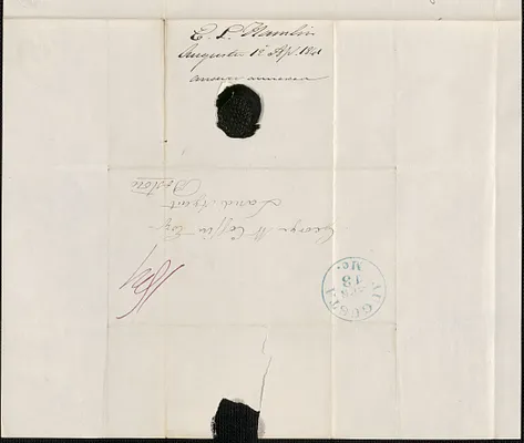 E.L. Hamlin to George Coffin, 12 April 1841
