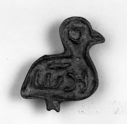 Commercial Stamp in the Shape of a Bird