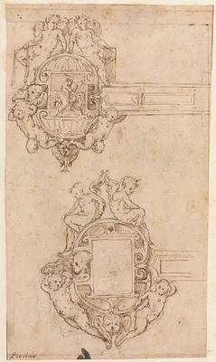 Design for Decorative Hinges (recto)