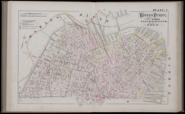 City atlas of Boston, Massachusetts : complete in one volume : from official records, private plans and actual surveys