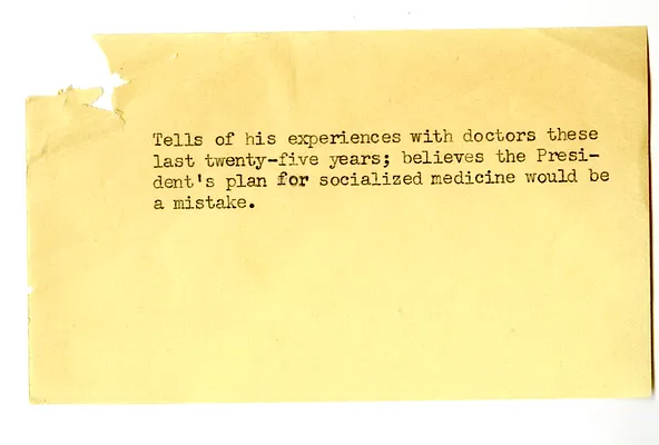 Correspondence Between President Harry S. Truman and Ben Turoff