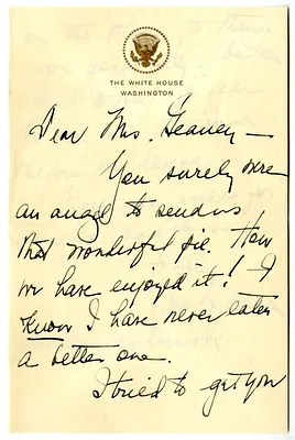Letter from Bess W. Truman to Victoria Geaney