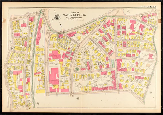 Atlas of the city of Boston, Roxbury