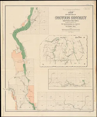 Map of portion of Osoyoos District