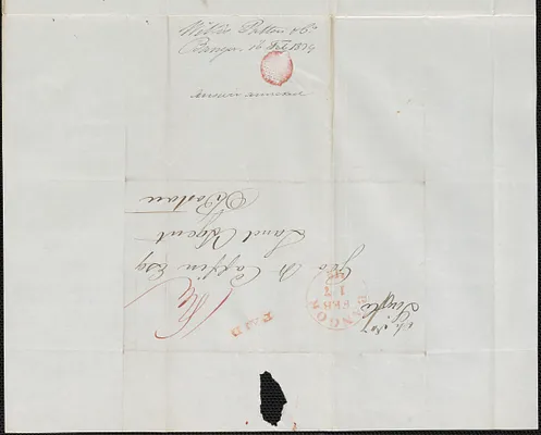 Willis Patten to George Coffin, 16 February 1839
