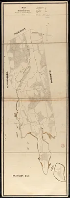 Plan of Fairhaven made by Ammittai B. Hammond, dated 1831