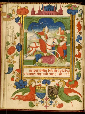 Leaf from Barbavara Book of Hours