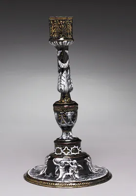 Candlestick Depicting Five of the Seven Labors of Hercules