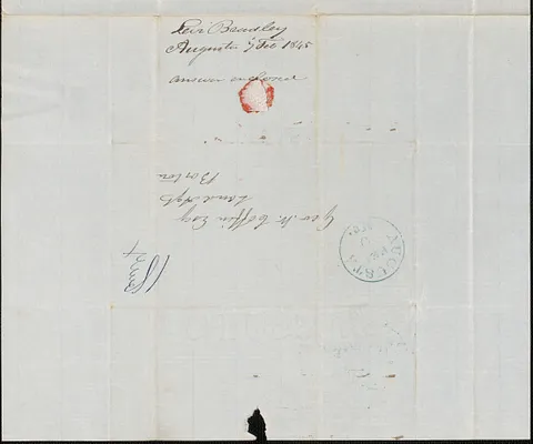 Levi Bradley to George Coffin, 7 February 1845