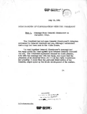 Memorandum of Conversation with Secretary of State Dean Acheson and President Harry S. Truman