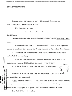Undated (Nixon Administration)