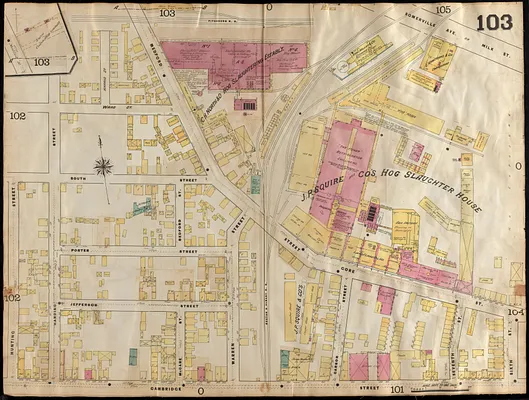 Insurance maps of Boston volume 4 : comprising portions of Charlestown, East Cambridge, Cambridge Port, Old Cambridge & Somerville
