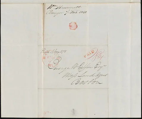 William Hammatt to George Coffin, 7 February 1840