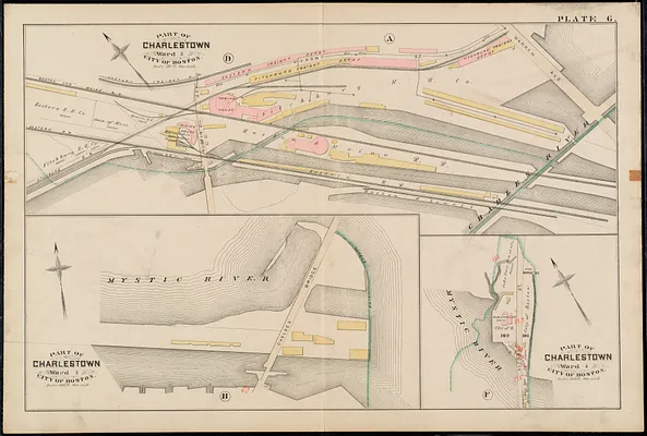 Atlas of the city of Boston : Charlestown and Brighton