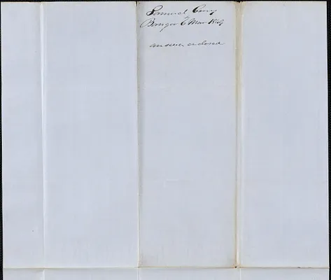 Samuel Cony to George Coffin, 6 March 1849