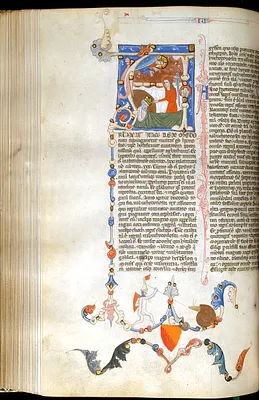 Leaf from Bentivoglio Bible