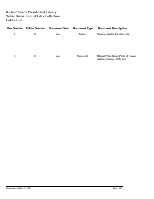 WHSF: Returned, 5-19