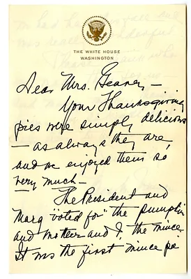 Letter from Bess W. Truman to Victoria Geaney