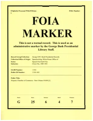 Hispanic Chamber of Commer ce - New Orleans 9/8/89 [2]