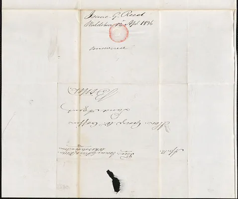 Isaac G. Reed to George Coffin, 12 April 1836