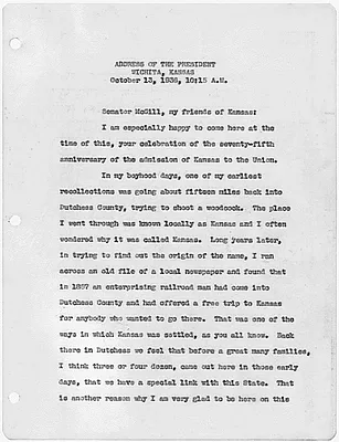 Address at Wichita, KS