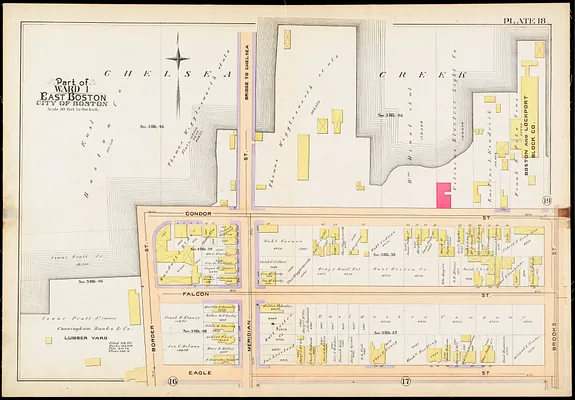 Atlas of the city of Boston : East Boston, Mass.