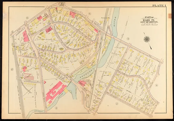 Atlas of the city of Boston, ward 26, Hyde Park