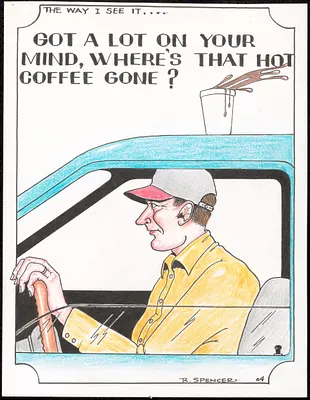 Got a lot on your mind, where's that hot coffee gone?