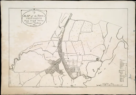 A map of the town of Providence from actual survey