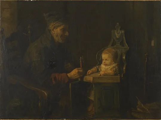 Old Man and Baby