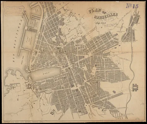 Plan of Marseilles