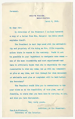Letter from William Loeb to E. A. Hitchcock