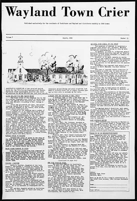 Wayland Town Crier