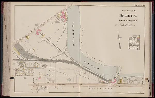 Atlas of Dorchester, West Roxbury and Brighton, city of Boston