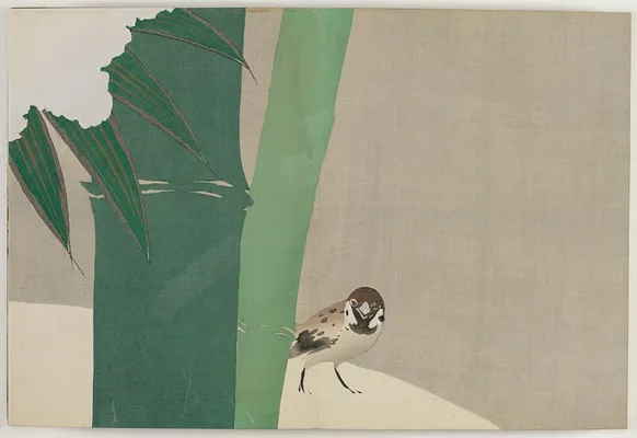 Flowers of a Hundred Worlds (Momoyogusa): Bamboo in Snow (Secchuchiku)