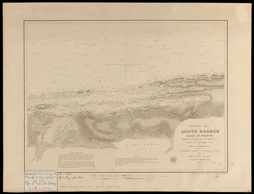 Preliminary chart of Agate Harbor, Lake Superior