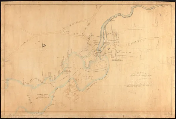 Plan of Clinton Company's property, "Sawyer's Mills" Boylston, Mass.