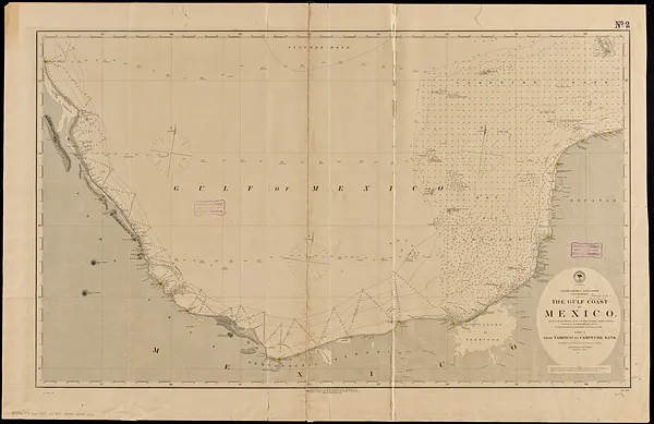North America, east coast, Gulf of Mexico, the Gulf coast of Mexico, sheet 2