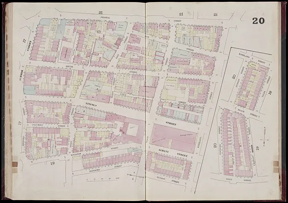 Insurance map of Boston : volume 1