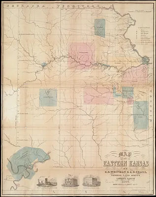Map of Eastern Kansas