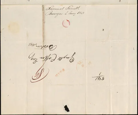 Samuel Smith to George Coffin, 6 August 1840