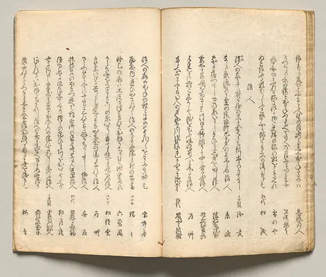 Spread Twelve from Volume Seven of People of Japan in Light Verse (Kyōka)