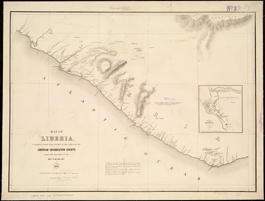 Map of Liberia