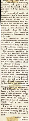 Bill Eshbaugh and the Barnstable Charter Commission