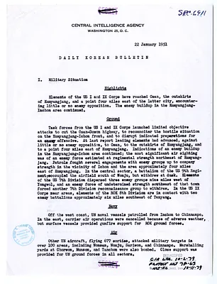 Memorandum, Daily Korean Bulletin