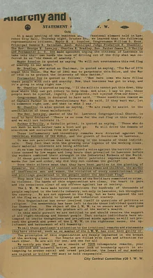 Anarchy and [illegible]