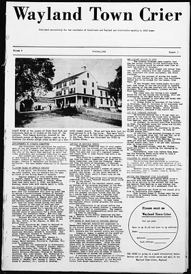 Wayland Town Crier